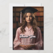 Trendy in mijn Afstudeerder tijdperk Afstuderen Bedankkaart (Voorkant)