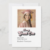 Trendy in mijn Afstudeerder tijdperk Afstuderen fo Aankondiging (Voorkant)