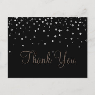 Trendy Inexpensiv Blue Glitter Black Hartelijk dan Briefkaart