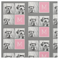 Trendy Instagram-fotocollage met aangepast monogra