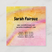 Trendy Instagram Kaart Contactkaartje (Achterkant)