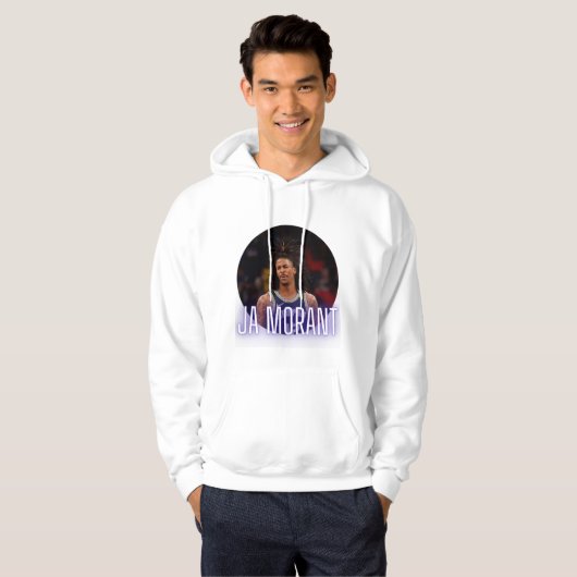 Trendy Ja Morant Unisex Pullover Hoodie (Voorkant volledig)