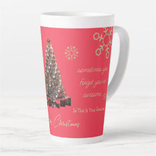 Trendy je bent Geweldige Vrolijk Kerstfeest Latte Mok