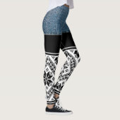 Trendy Jeans en het Bulgaarse Pattern Leggings (Rechts)
