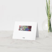 Trendy Kaart van de Nota van de Gorilla (Achterkant)