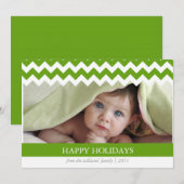 Trendy Kaart van de Vakantie van de Chevron (Voorkant / Achterkant)