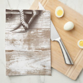 Trendy , kalk-nautisch anker theedoek (Quarter Fold)