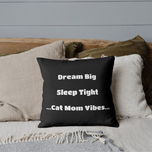 Trendy kat mam grappig citaat Schattige cool moder Kussen