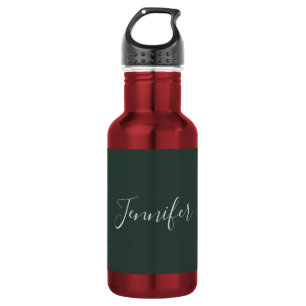 Trendy Keltisch Grijsachtig Groen Modern Voeg Eige Waterfles