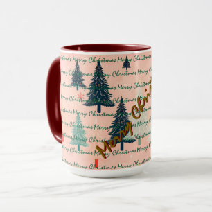 Trendy Kerst Luxe Kerstbomen Mok