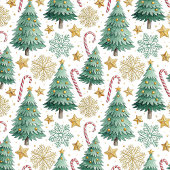 Trendy Kerstbomen Vrije Tafelloper Design