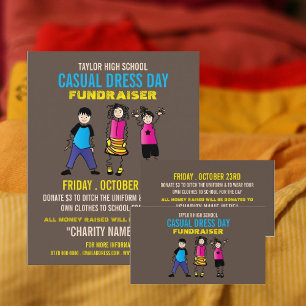 Trendy Kids, fundraiseradvertentie Casual Dress Da Flyer