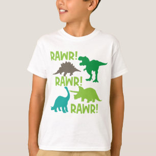 Trendy Kleding voor Kinderen; Dinosaur Print Kinde T-shirt