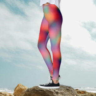 Trendy Kleurrijke Aurora Borealis Noorderlicht  Leggings