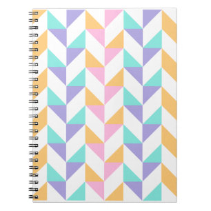 Trendy Kleurrijke Geometrische Vormen – Moderne St Notitieboek