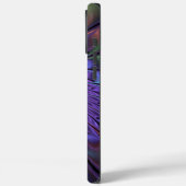 Trendy Kleurrijke Moderne Abstracte Fractale Bloem Case-Mate iPhone Case (Achterkant / Links)