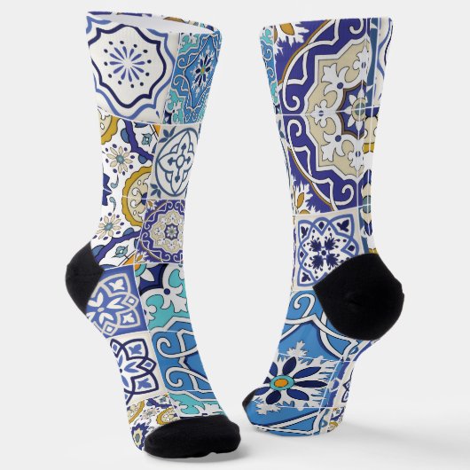 Trendy Kleurrijke Sockers met Patroon Sokken (Gebogen)