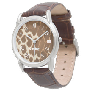 Trendy Koe Faux Leather Elegant Collectie Horloge