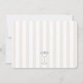 Trendy koffiebonen Espresso Martini Bruidsfeestje Bedankkaart (Achterkant)