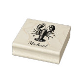 Trendy kreeft gepersonaliseerd 	rubberstempel (Stempel)