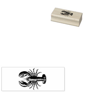 Trendy kreeft 	rubberstempel