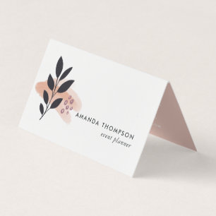 Trendy Kwaststreken Collage Logo Toevoegen Visitekaartjes