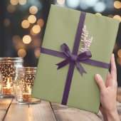 Trendy Leafy Brushwood Green - Inpakpapier