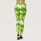 Trendy Lemon Print Leggings (Achterkant)