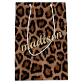Trendy Leopard Big Cat Gorgood Animal Pattern Medium Cadeauzakje (Voorkant)