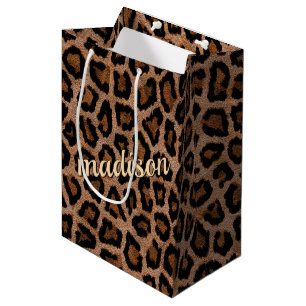 Trendy Leopard Big Cat Gorgood Animal Pattern Medium Cadeauzakje