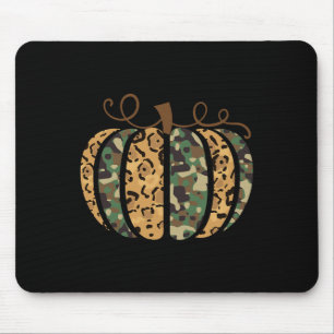 Trendy Leopard Camo Pumpkin Animal Print Cheetah F Muismat