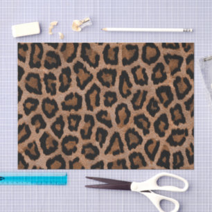 Trendy Leopard Cheetah Animal Print Pattern Tissuepapier