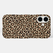 Trendy Leopard Print Fur Effect Repo Pattern Case-Mate iPhone Case (Achterkant (horizontaal))