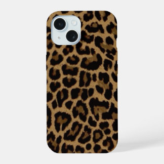 Trendy Leopard Print iPhone Case – Stylish Animal iPhone 15 Hoesje