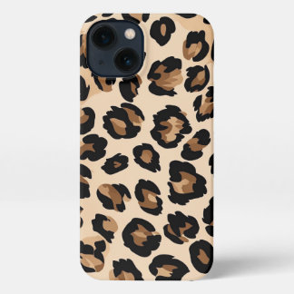 Trendy Leopard Print Slim Telefoonhoesje iPhone 13 Hoesje