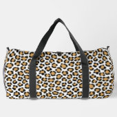 Trendy Leopard Simulate Fur Effect Pattern Plunjezak (Achterkant)