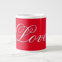Trendy liefde bruiloft kalligrafie Script rood