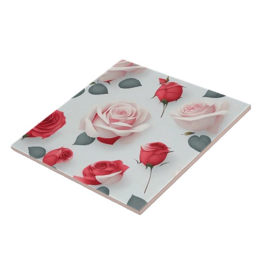 Trendy  Liefde Roos Collectie Tegeltje (Zijkant)