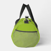 Trendy limoengroen zwart wit script monogram plunjezak (Rechts)