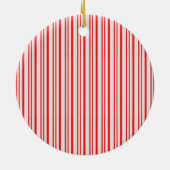 Trendy lint boog foto Vakantie/Kerstmis Keramisch Ornament (Achterkant)