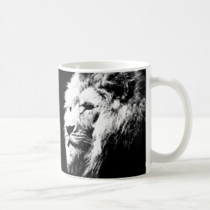 Trendy Lion Face King Elegant Sjabloon Animals Koffiemok