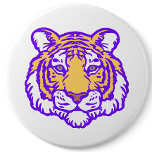 Trendy Louisiana Tigers Football Pin - Gameday