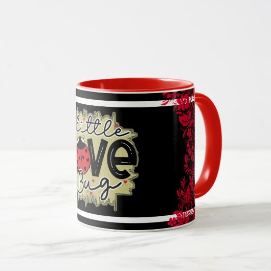 Trendy Love Bug Valentijnsdag Mok (Voorkant rechts)