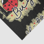 Trendy Love Bug Valentijnsdag Tissuepapier (Detail)