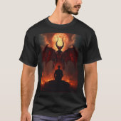 Trendy Lucifer Design T-shirt (Voorkant)