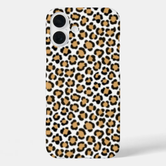 Trendy luipaard gesimuleerd bont effect herhalen p Case-Mate iPhone case (Achterkant)