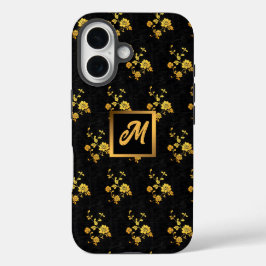 Trendy Luxe Elegant Bloemen Collectie iPhone 16 Hoesje