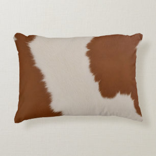 Trendy Luxe Elegante Nepkoeienleer Collectie Accent Kussen