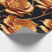 Trendy Luxury Boho Gold Roos Collectie Cadeaupapier (Hoek)
