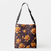 Trendy Luxury Gold Boho Roos Collectie Crossbody Tas (Achterkant)